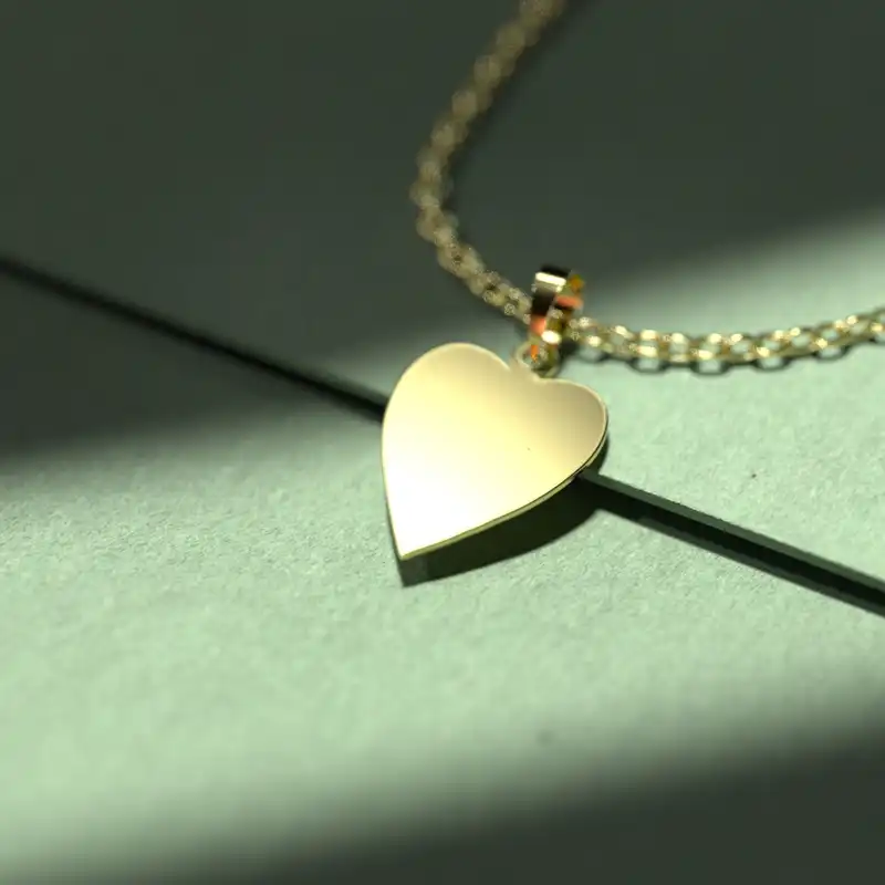 گردنبند طلا 18 عیار زنانه مدوپد مدل  طرح قلب کد MM1279