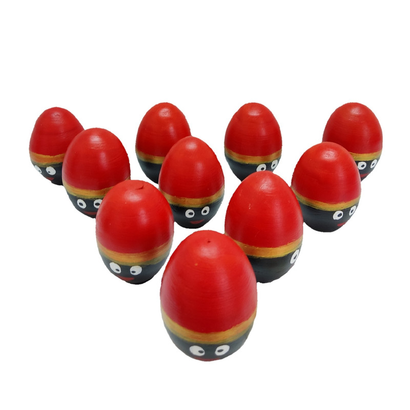 تخم مرغ تزیینی مدل حاجی فیروز مجموعه 10 عددی