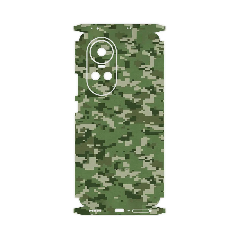 برچسب پوششی ماهوت مدل Army_Green_Pixel-FullSkin مناسب برای گوشی موبایل اپو Reno 10 5G