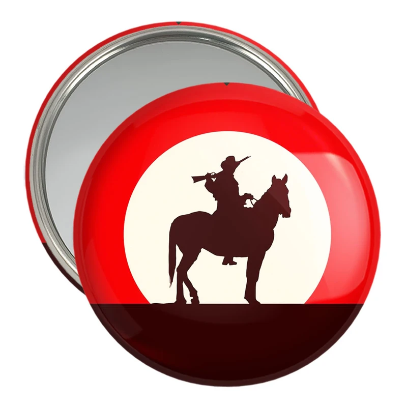 آینه جیبی خندالو مدل رد دد Red Dead  کد 10296