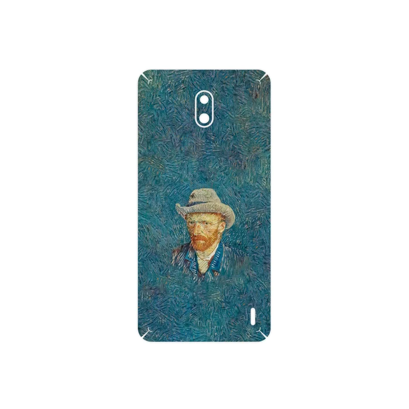 برچسب پوششی ماهوت مدل Self portrait with a gray felt hat مناسب برای گوشی موبایل نوکیا 2