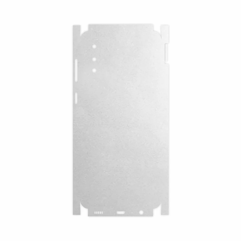 برچسب پوششی ماهوت مدل Metallic-White-FullSkin مناسب برای گوشی موبایل سامسونگ Galaxy M02