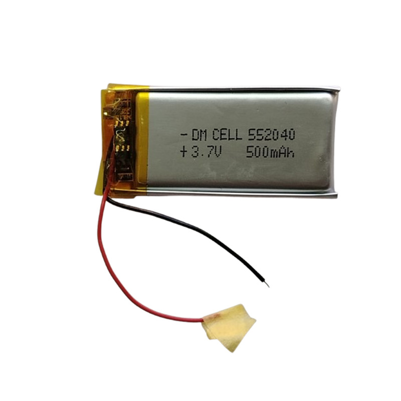 باتری لیتیومی دی ام سل مدل DM-552040 ظرفیت 500 میلی آمپر ساعت