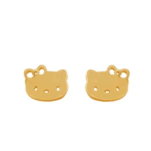گوشواره طلا 18 عیار دخترانه رزالیا مدل Diamond-GEA-012