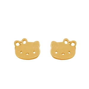 گوشواره طلا 18 عیار دخترانه رزالیا مدل Diamond-GEA-012