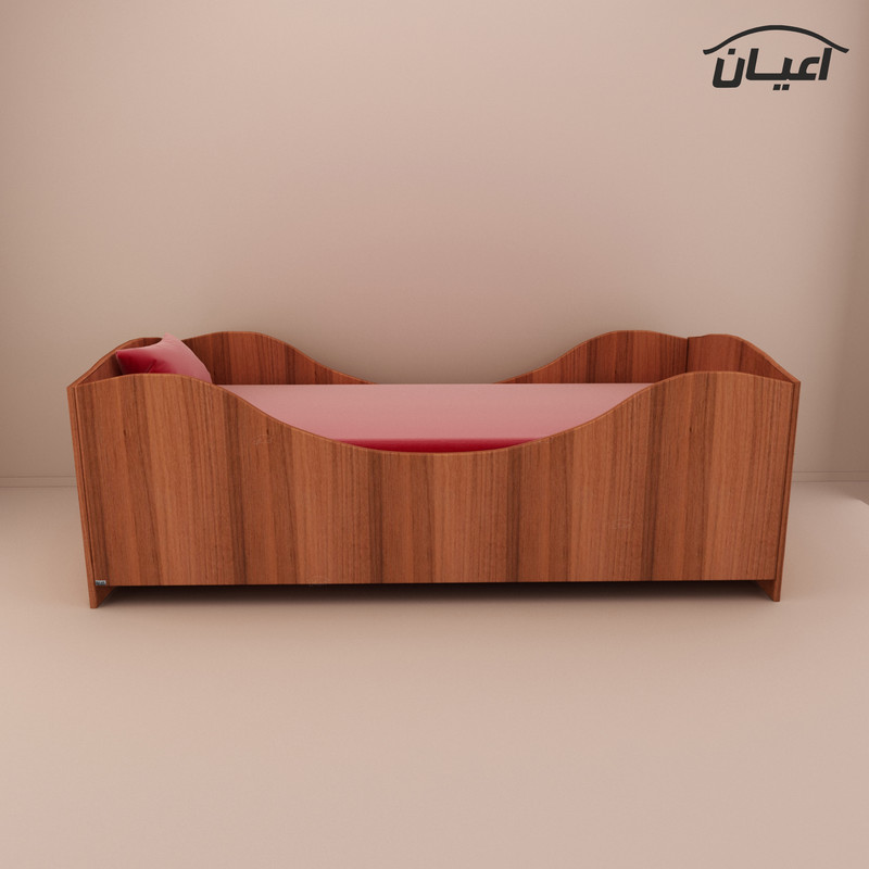 تخت خواب یکنفره اعیان مدل FH656 سایز 90x200 سانتی متر