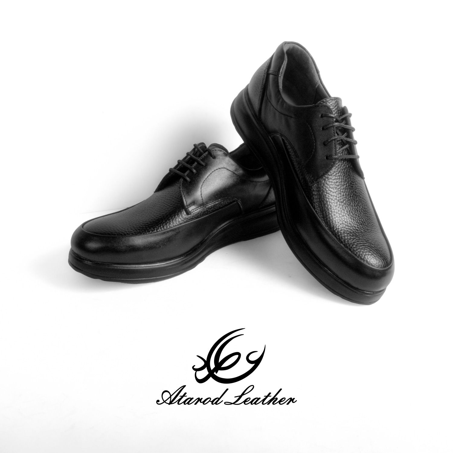 کفش طبی مردانه چرم عطارد مدل چرم طبیعی کد SH163 -  - 12