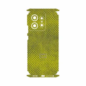 MAHOOT Yellow Snake Skin-FullSkin Cover Sticker for Motorola Edge 50 Pro