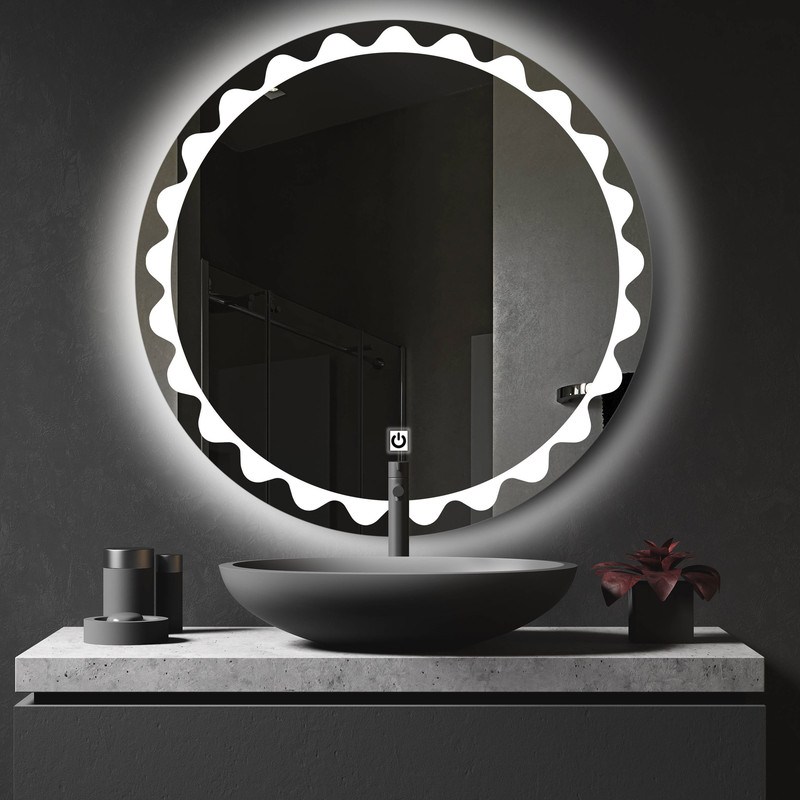 آینه سرویس بهداشتی دلفین مدل TCH-Q-60-form 23