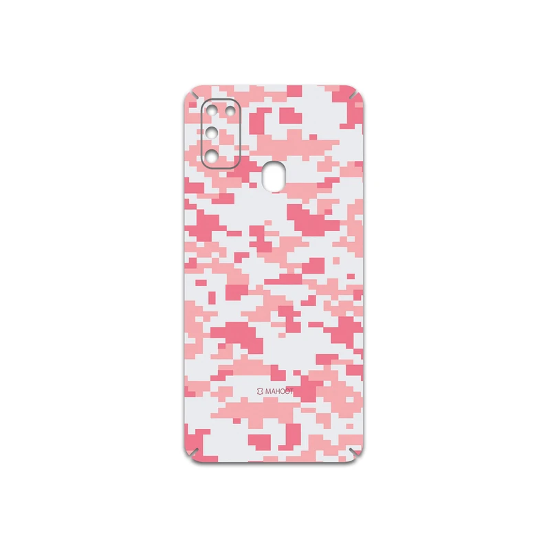 برچسب پوششی ماهوت مدل Army-Pink-pixel مناسب برای گوشی موبایل سامسونگ Galaxy M21