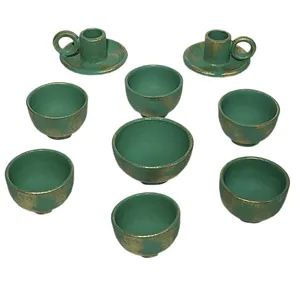 مجموعه ظروف هفت سین 9 پارچه مدل 902