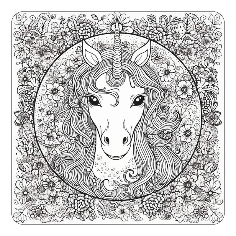 مگنت کاکتی طرح اسب تک شاخ و یونیکورن مدل mp29405