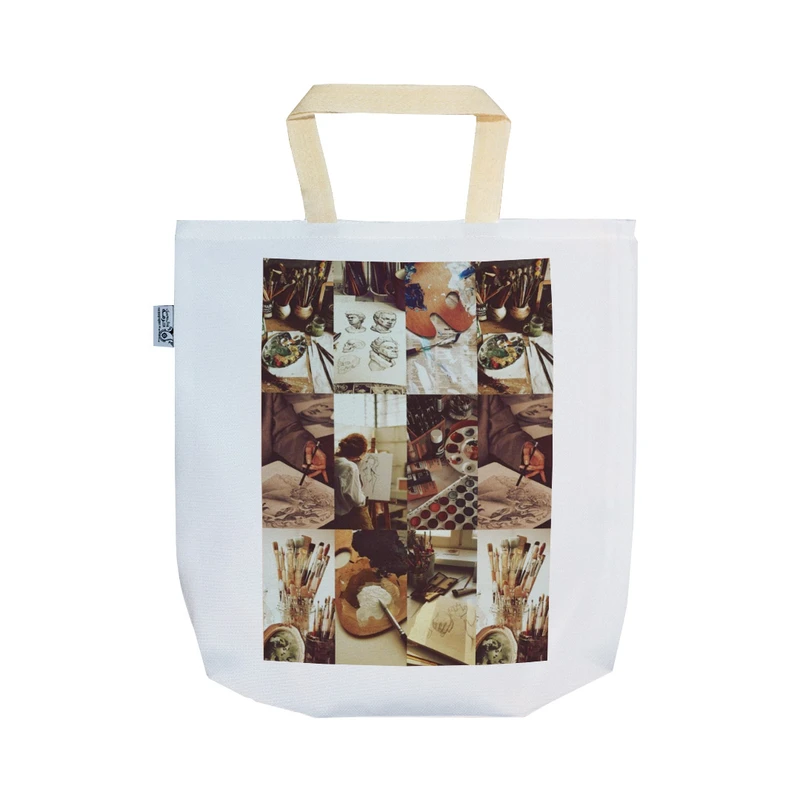 ساک خرید ترمه طراحان ایده مدل پترن نقاشی کد job0036 - SS