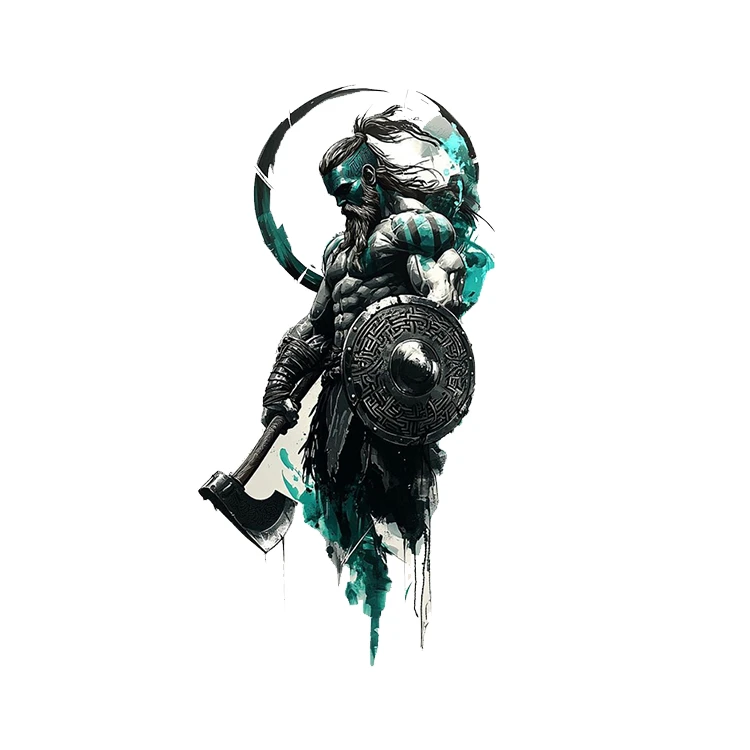 استیکر پارچه و لباس پاد آفرین مدل وایکینگ کد 3022