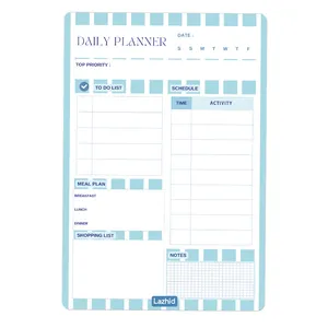 تخته وایت برد لاژید طرح پلنر روزانه مدل آهنربایی سایز 20X30 سانتیمتر 
