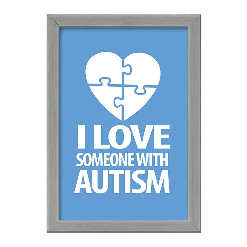 تابلو خندالو طرح اتیسم Autism کد 26725