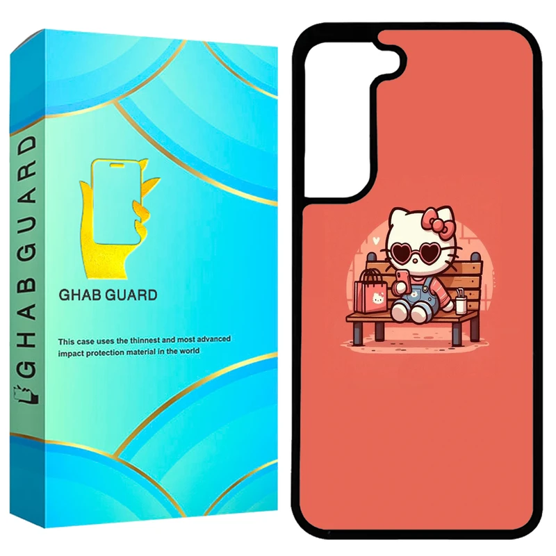 کاور قاب گارد طرح کیتی مدل GCHPA21F مناسب برای گوشی موبایل سامسونگ Galaxy S21 FE 5G