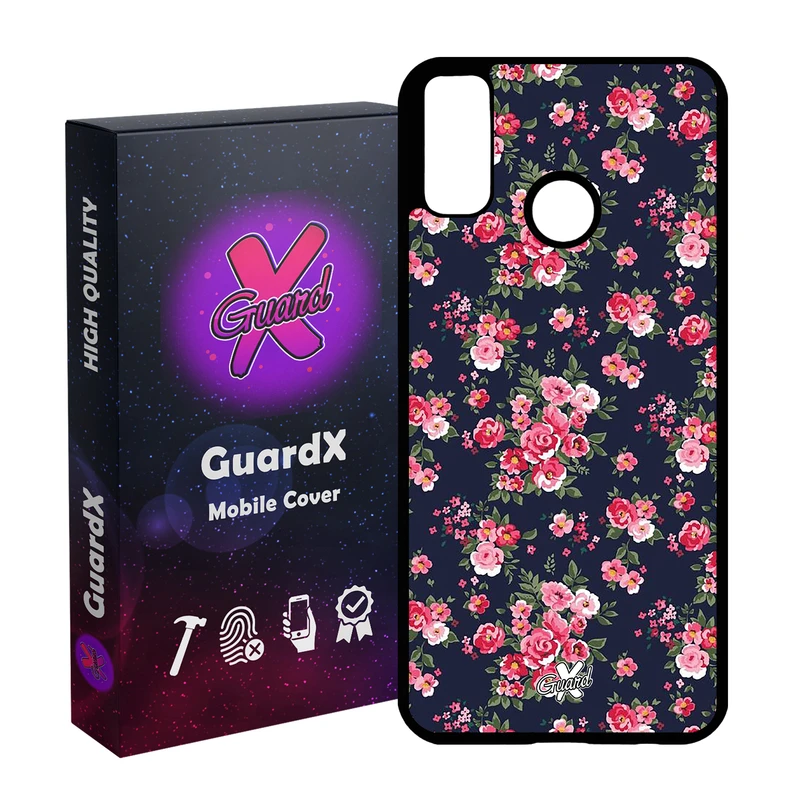 کاور گارد ایکس طرح Flower مدل Glass10130 مناسب برای گوشی موبایل هوآوی Y8s