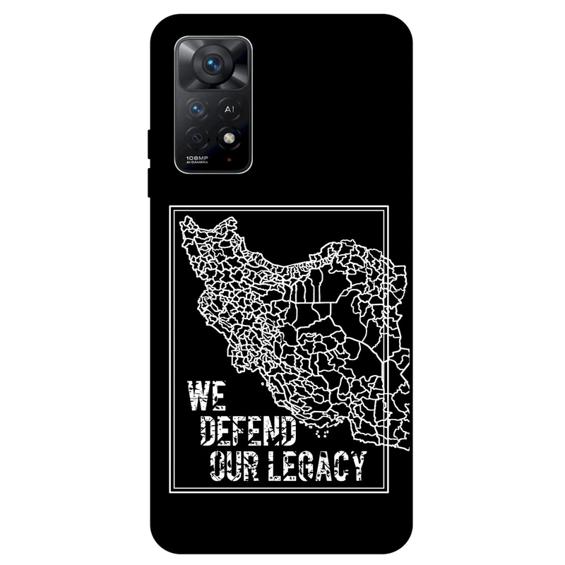 کاور مگافون طرح ایران مدل 1886 مناسب برای گوشی موبایل شیائومی Redmi Note 11 Pro 4G / 5G  