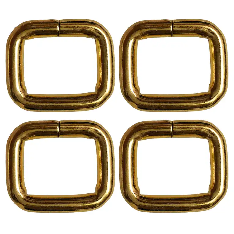 یراق کیف مدل چهارگوش کد 4Gd2Cm بسته 4 عددی