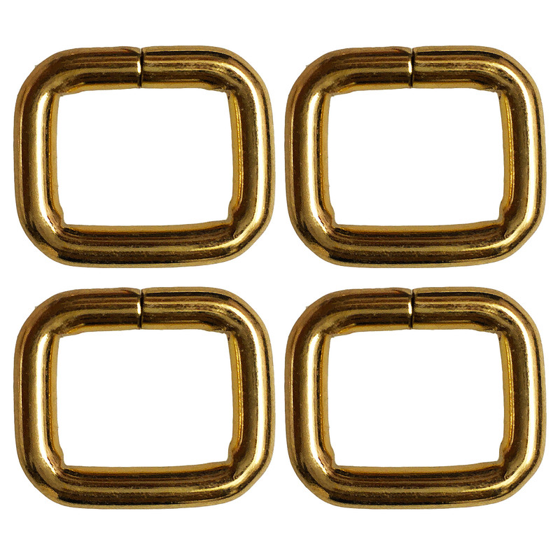 یراق کیف مدل چهارگوش کد 4Gd2Cm بسته 4 عددی