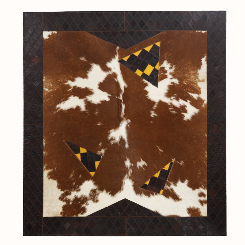 کلاژ فرش چرم و پوست مدل LFR055