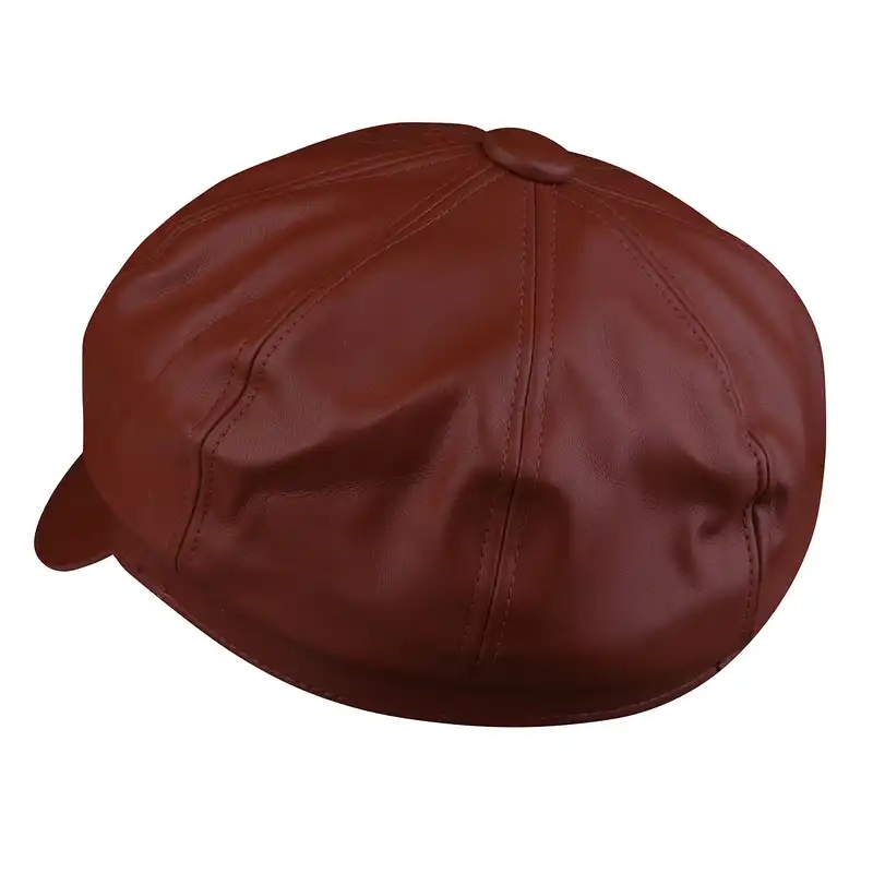 کلاه کپ مدل نقابدار چرم کاپیتانی