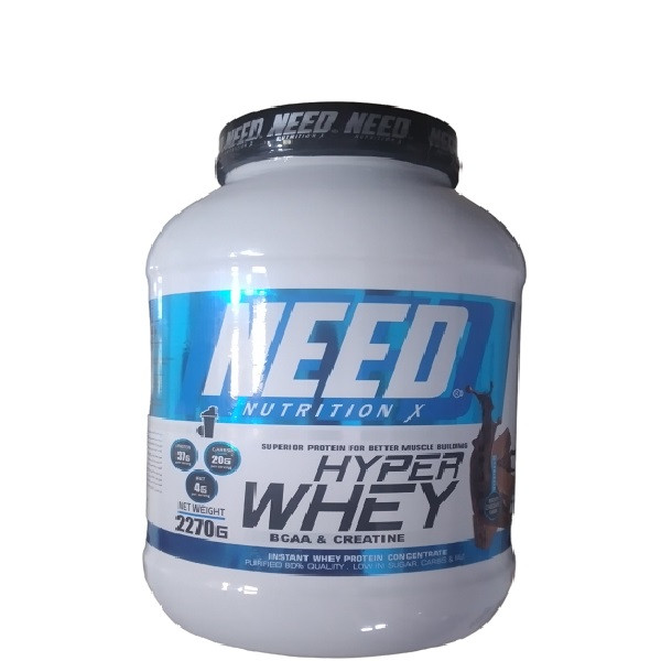 پودر پروتئین هایپر وی با طعم بیسکویت شکلات نید - 2270 گرم