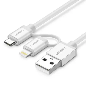 UGREEN US165 USB to microUSB/Lightning Cable 1.5m