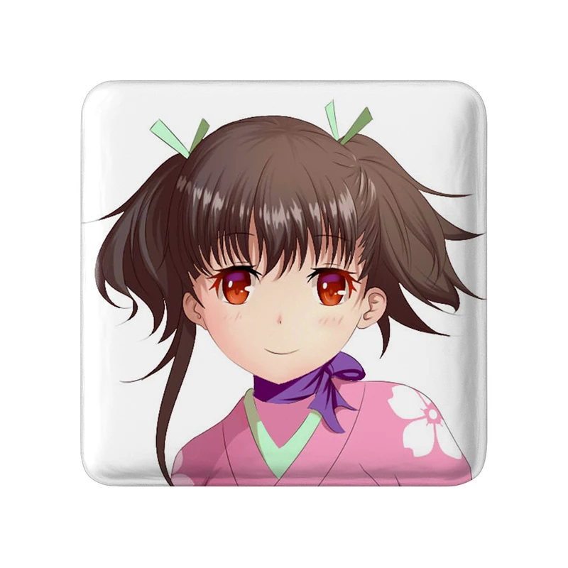 مگنت خندالو طرح مومی انیمه کابانری (Kabaneri) مدل مربعی کد 36001