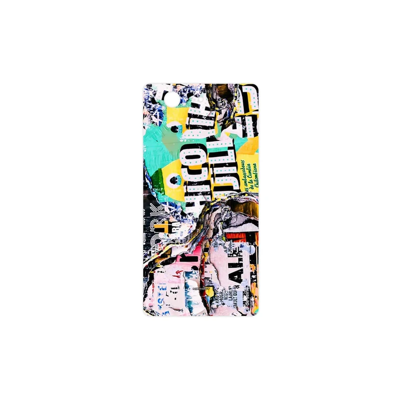 برچسب پوششی ماهوت مدل Collage of Teared Paper مناسب برای گوشی موبایل سونی Xperia Z3 Compact