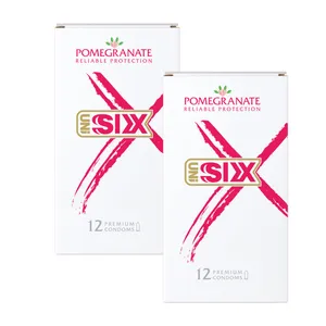 کاندوم سیکس مدل Pomegranate-N دو بسته 12 عددی