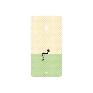 MAHOOT Minimal Internet Cat Icon Cover Sticker for Microsoft Lumia 540