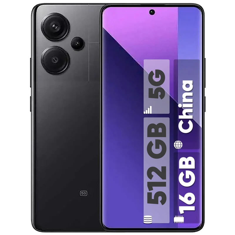 گوشی موبایل شیائومی مدل Redmi Note 13 Pro Plus 5G دو سیم کارت ظرفیت 512 گیگابایت و رم 16 گیگابایت-پک چین