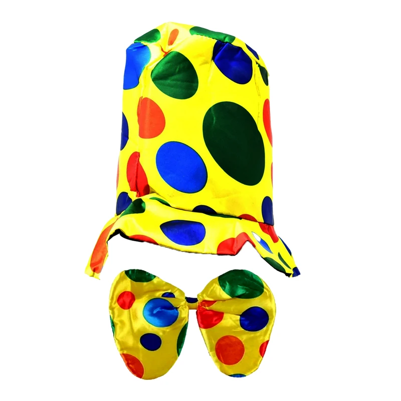 ابزار ایفای نقش دنیای سرگرمی های کمیاب مدل ست کلاه و پاپیون دلقک