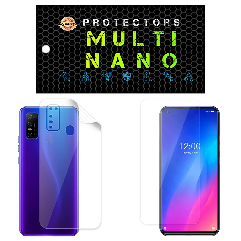 محافظ صفحه نمایش مولتی نانو مدل X-SFT مناسب برای گوشی موبایل دوجی N30 به همراه محافظ پشت