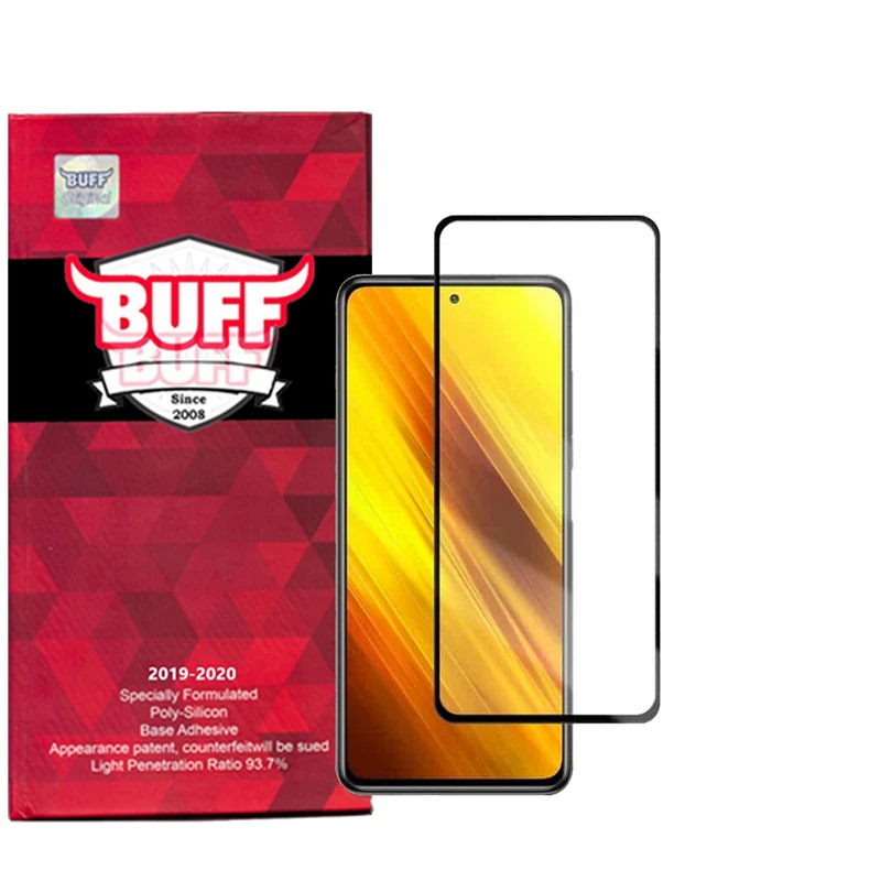 محافظ صفحه نمایش 5D بوف مدل F33 مناسب برای گوشی موبایل شیائومی Mi Poco X3