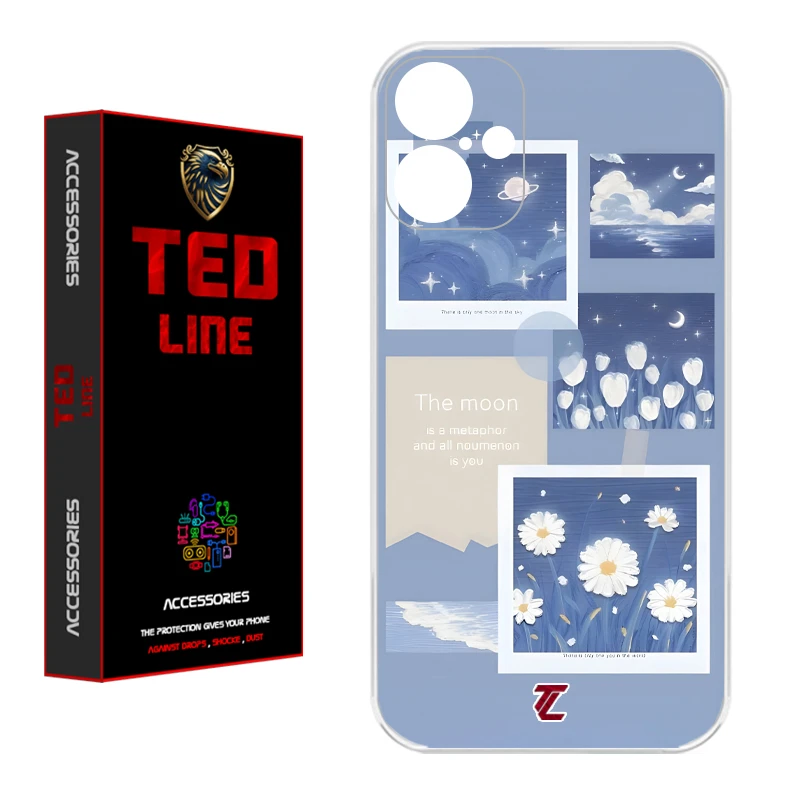 کاور تدلاین طرح بابونه کد 1203 مناسب برای گوشی موبایل اپل Iphone 16