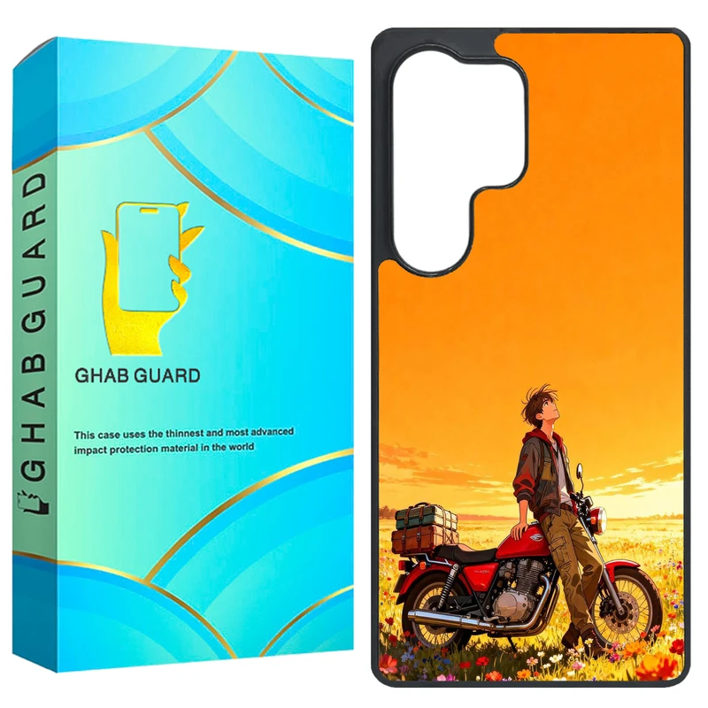 کاور قاب گارد طرح موتور سوار مدل GS25U مناسب برای گوشی موبایل سامسونگ Galaxy S25 Ultra 