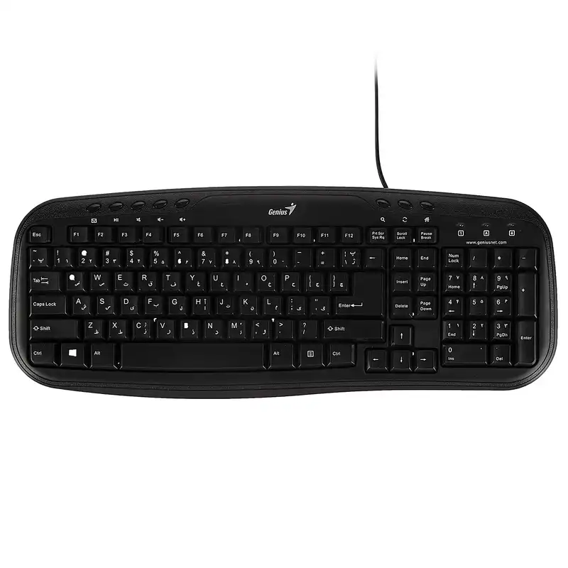 کیبورد جنیوس مدل KB-M200 با حروف فارسی
