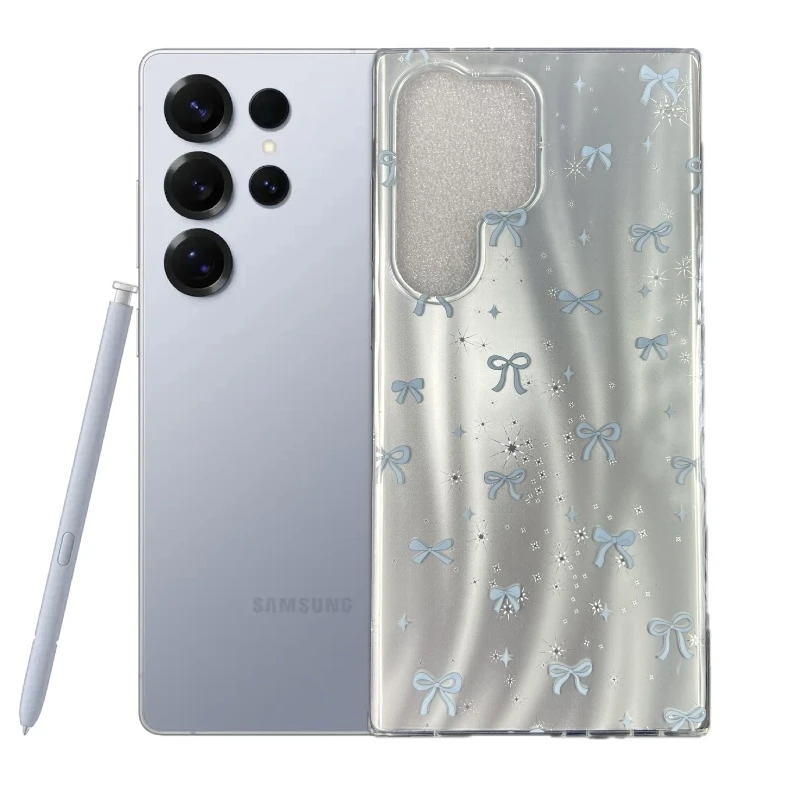 کاور طرح پاپیون آسمانی مناسب برای گوشی موبایل سامسونگ Galaxy S25 Ultra