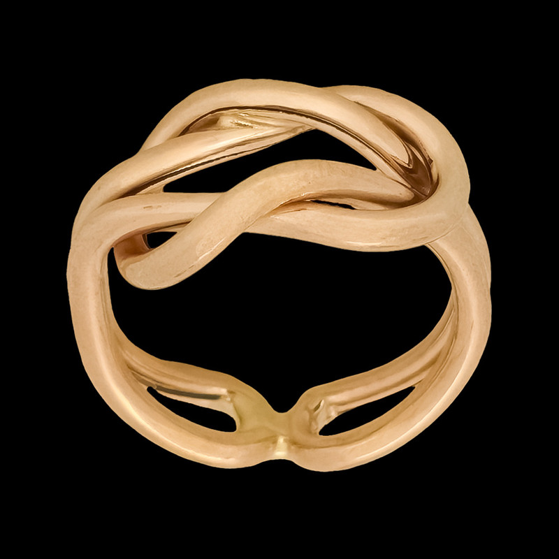 انگشتر طلا 18 عیار زنانه ناریا مدل Hope کد AZ25-4 سایز 51