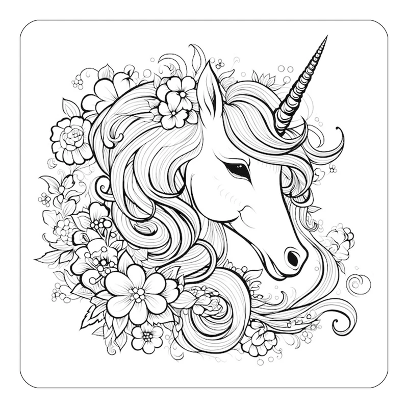 مگنت کاکتی طرح اسب تک شاخ و یونیکورن مدل mp32558