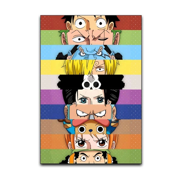 تابلو شاسی گوفی مدل انیمه وان پیس طرح One Piece کد EYE365