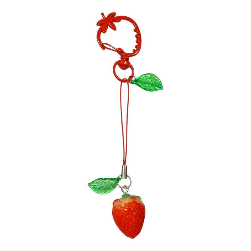 آویز کیف زنانه مدل توت فرنگی