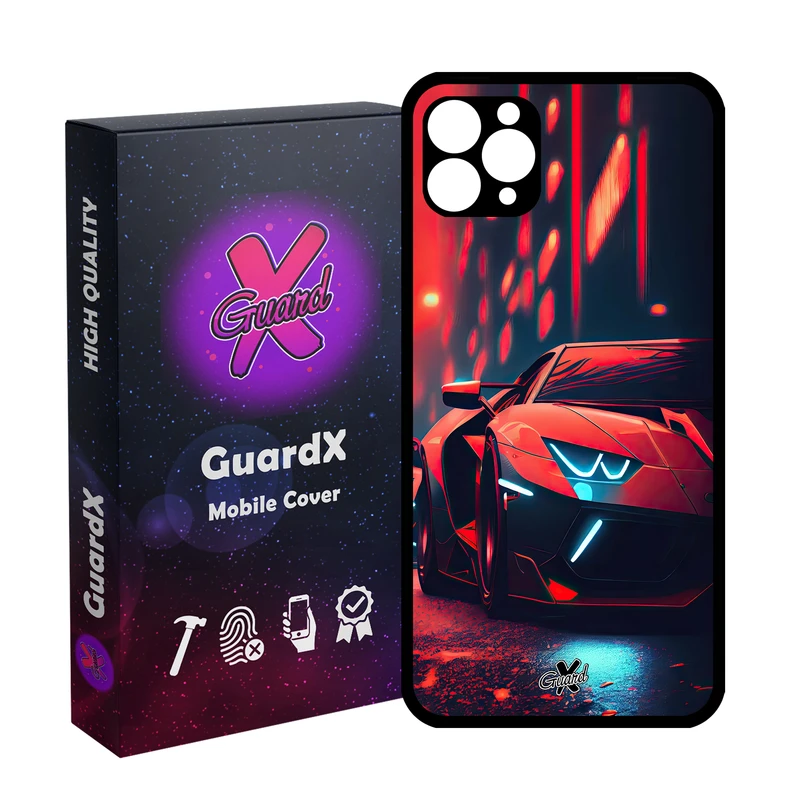 کاور گارد ایکس طرح لامبورگینی مدل Glass10608 مناسب برای گوشی موبایل اپل iPhone 11 Pro Max