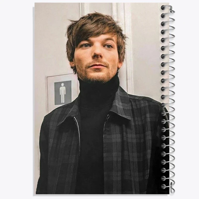 دفتر مشق 50 برگ خندالو مدل لویی تاملینسون گروه موسیقی وان دایرکشن One Direction کد 18954