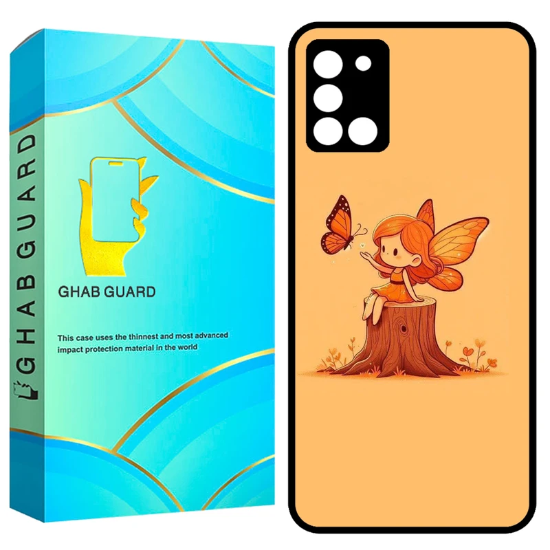  کاور قاب گارد طرح پروانه مدل GCHPA31 مناسب برای گوشی موبایل سامسونگ Galaxy A31 