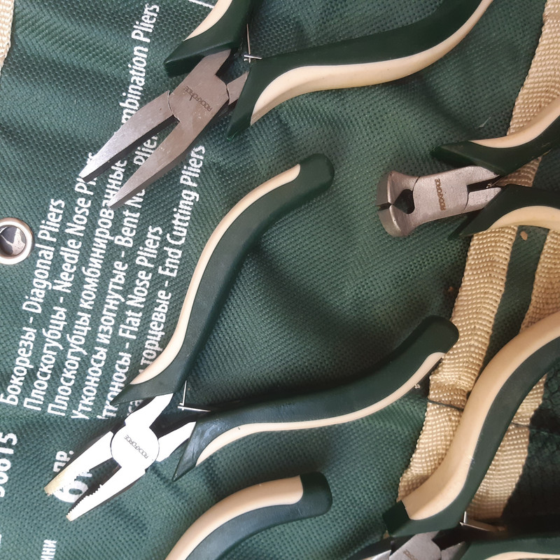 انبر الکترونیکی راک فورس مدل  TP526 مجموعه 6 عددی