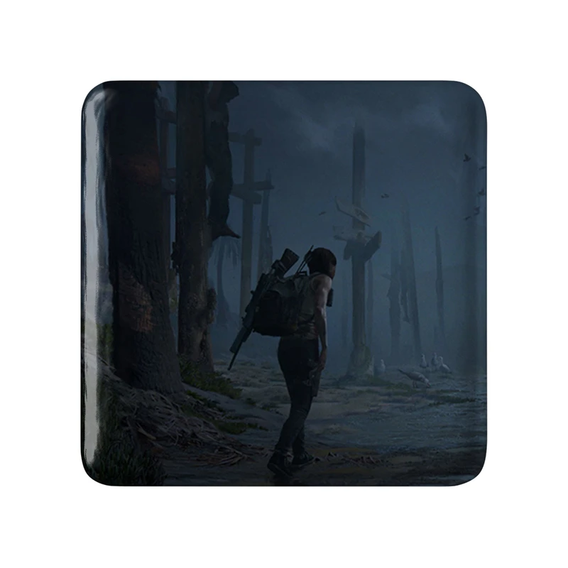 مگنت خندالو طرح بازی آخرین بازمانده از ما (The Last Of Us) مدل مربعی کد 31709